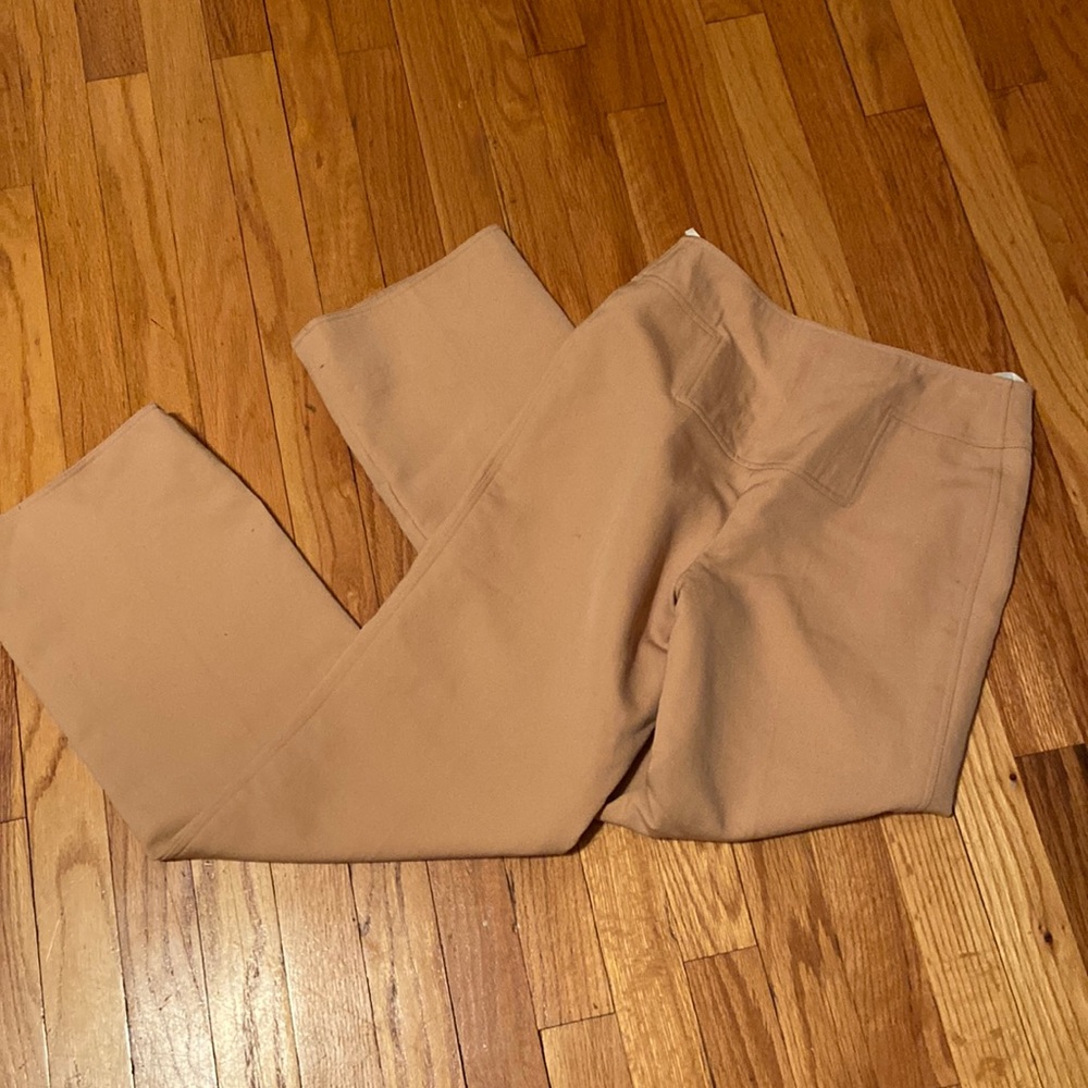 Courrèges Paris High Rise, Wide Leg Lined Wool Trousers SZ 0